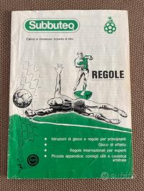 Subbuteo: regole di gioco originali