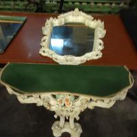 Consolle e specchio vintage 