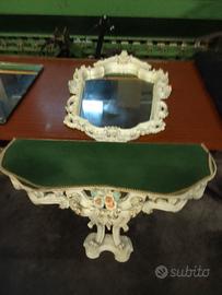 Consolle e specchio vintage 