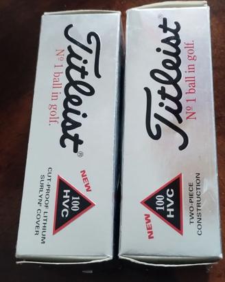 6 palline da golf nuove Titleist