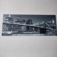 quadro in vetro ponte Brooklyn Manhattan New York 