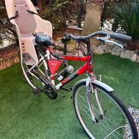 Bici da Passeggio con Seggiolino Bimbo