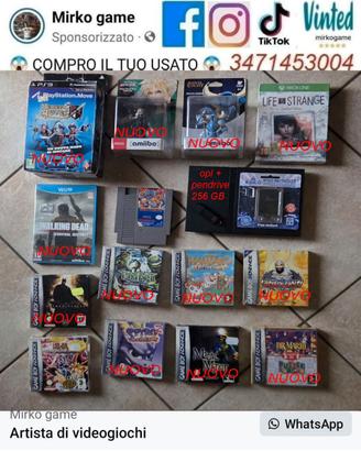 console e videogiochi prezzi in DESCRIZIONE da 50€
