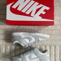 Nike Dunk Low Grigio e Bianco 39 Nuove