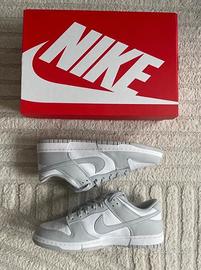 Nike Dunk Low Grigio e Bianco 39 Nuove