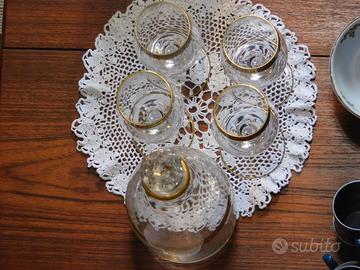 set di cristalleria vintage,alta qualità