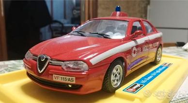 Alfa  Romeo 156 Pompieri Burago scala 1/24