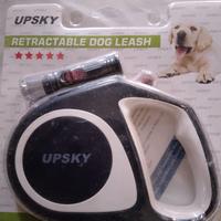 Guinzaglio cane allungabile 5 metri + 3 sacchetti