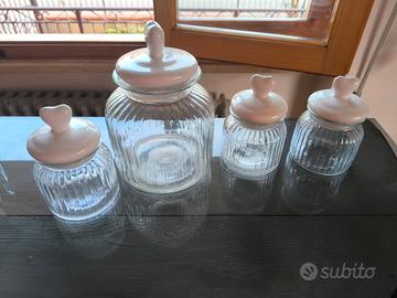 contenitori in vetro con tappo
