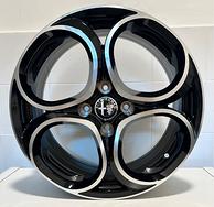 CERCHI IN LEGA ALFA ROMEO JUNIOR DA 17 POLLICI