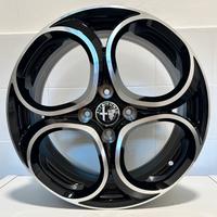 CERCHI IN LEGA ALFA ROMEO JUNIOR DA 17 POLLICI