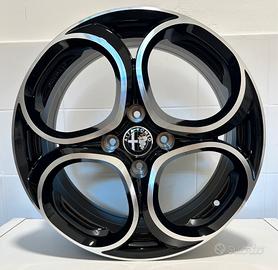 CERCHI IN LEGA ALFA ROMEO JUNIOR DA 17 POLLICI