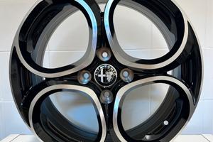 CERCHI IN LEGA ALFA ROMEO JUNIOR DA 17 POLLICI