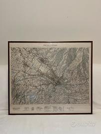 Quadro mappa Firenze e dintorni