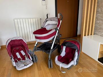 Trio culla, ovetto, passeggino marca Inglesina