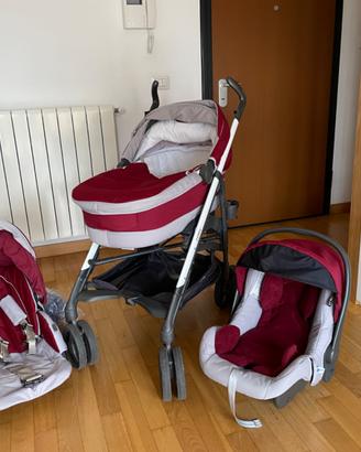 Trio culla, ovetto, passeggino marca Inglesina