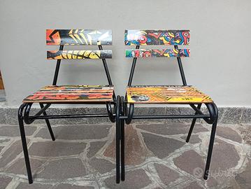 SEDIE SCOLASTICHE '70 INCOTRANO GLI SKATEBOARD 