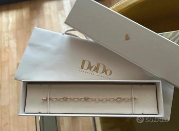 Bracciale Dodo maglie apribili argento dorato