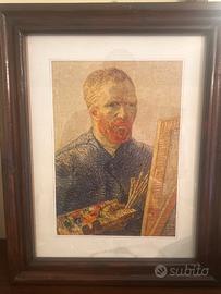Lotto 4 quadr incorniciate Van Gogh, Botticelli,ec