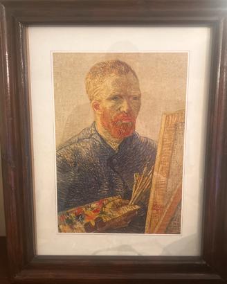 Lotto 4 quadr incorniciate Van Gogh, Botticelli,ec