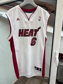 Maglia Basket Originale Heat James Nba Taglia S