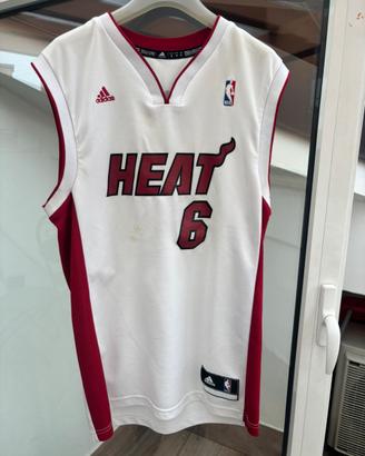 Maglia Basket Originale Heat James Nba Taglia S