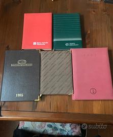 Agende bancarie vintage  lotto anni ‘80/2000