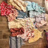 Stock 82 vestiti estivi bimba 0-24mesi