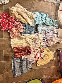 Stock 82 vestiti estivi bimba 0-24mesi