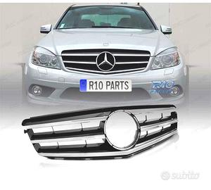 GRIGLIA PER MERCEDES CLASSE C W204 S204 07-14 NERO
