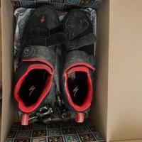 Scarpe mtb specilized n 43 piu attachi bici