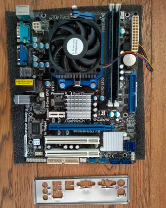 scheda madre + processore e ram