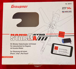 Graupner SJ 92412 elicottero Nano Star 3 A