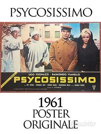 Psycosissimo 1961 Poster Originale Ugo Tognazzi