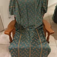 sedie a dondolo di legno