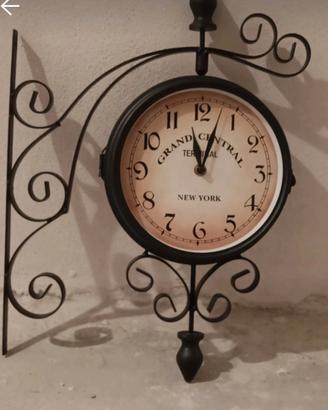 Orologio da parete bifacciale 