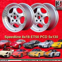 2 pz cerchi Porsche Speedline Cup 8x18 ET50 5x130