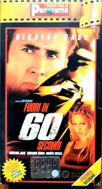 Fuori in 60 secondi - Nicolas Cage - VHS - 2000