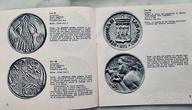 Monete Repubblica di San Marino serie 1973