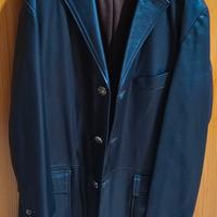 cappotto artigianale in vera pelle 