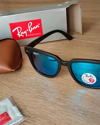 Ray ban nuovi lenti polarizzate a specchio 
