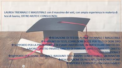 Tesi di laurea/Esami uni/PW/Sbobine/Concorsi