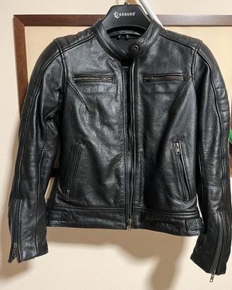 Giacca moto Carburo in pelle - Taglia M