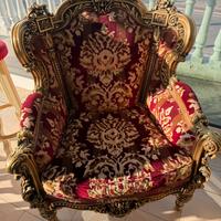 Poltrona stile Barocco Veneziano