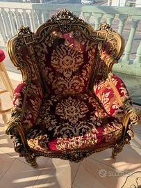 Poltrona stile Barocco Veneziano