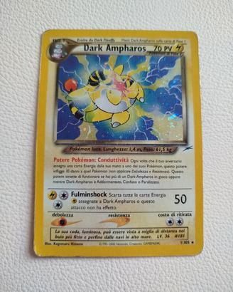 dark ampharos neo destiny carte Pokemon edizione 