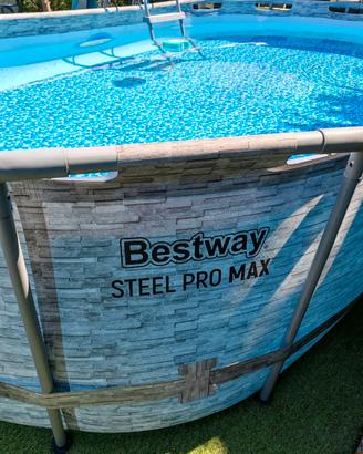 Piscina Bestway 427x250 ovale con filtro a sabbia