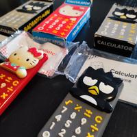 Lotto 3 calcolatrici Sanrio vintage