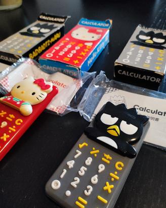 Lotto 3 calcolatrici Sanrio vintage
