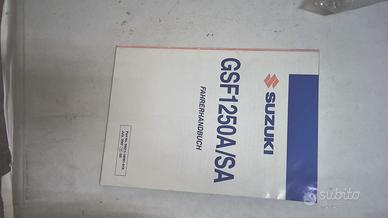 USO E MANUTENZIONE GSF1250A/SA BANDIT SUZUKI 99011